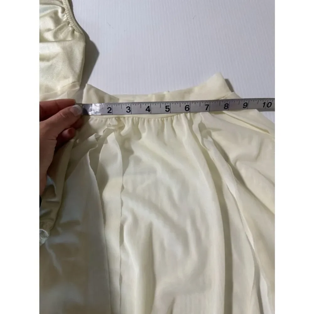 Kelle Ivory Contemporary Solo Costume 2 Piece Mesh maxi Halter lyrical dance MC